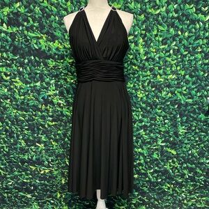Evan Picone Black Cocktail Dress Size 8